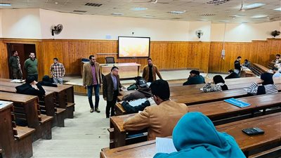 عميد تكنولوجيا الصناعة يتفقد سير اختبارات التخلفات ويؤكد الجاهزية للاختبار