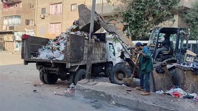 الجيزة: رفع ٥٠٠ طن مخلفات من أرض المطحن بالمنيرة وحملات مكثفة بعدة شوارع