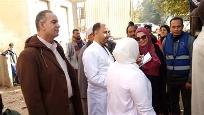 قافلة بيطرية متكاملة بعزبة عرفان تخدم 450 رأس ماشية و1300 طائر بالسنطة
