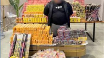 بأكثر من مليون قطعة.. ضبط مالك محل ألعاب نارية بالإسكندرية