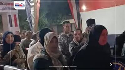 إقبال كثيف في الدقائق الأخيرة على لجنة كفور النيل بالفيوم 