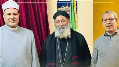 مدير أوقاف الدقهلية يستقبل راعي كنيسة العذراء مريم ببلقاس