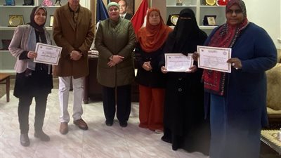 حققوا مركزين.. تعليم السويس تكرم الفائزين في  الاقتصاد المنزلي بحضور القيادات 
