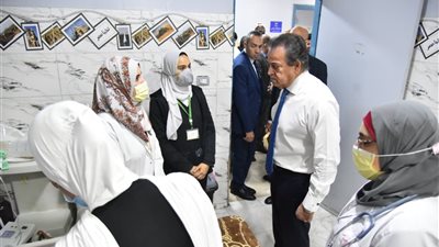 وزير الصحة يتفقد مستشفى 6 أكتوبر المركزي ويوجه باستكمال أعمال التطوير