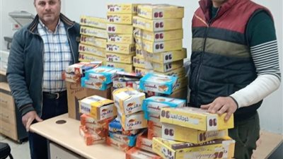 تموين كوم حمادة تضبط 640 عبوة غذائية منتهية الصلاحية في حملة مكبرة