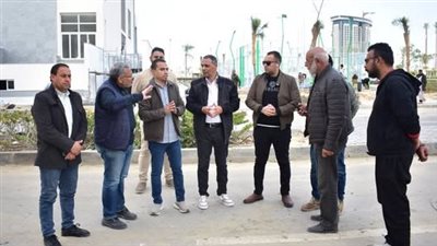 نائب هيئة قطاع التنمية يتفقد مشروعات العلمين الجديدة لمتابعة سير الأعمال