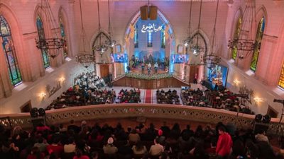 عيد الميلاد| أندريه زكي يترأس الاحتفال الرسمي للطائفة الإنجيلية بقصر الدوبارة 