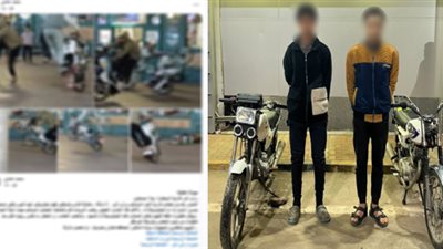 استعراض خطير بالدراجات النارية بدمياط.. القبض على قائديها وحجز المركبتين
