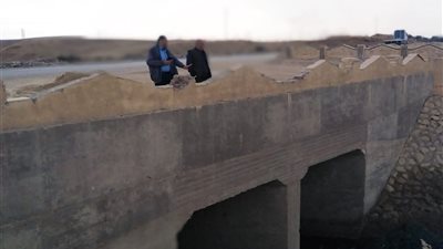 رئيس ببا يتفقد مقر مخر سيل الفقيرة تحسبا لأى طوارئ بالطقس ببنى سويف 