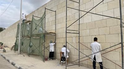 انطلاق أعمال صيانة سور مجرى العيون بالتنسيق مع وزارة الآثار والتنسيق الحضاري