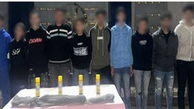 ضبط 10 أشخاص أشعلوا النيران في الشارع احتفالا برأس السنة بالإسكندرية