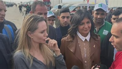 أنجلينا جولي من معبر رفح: أهالي غزة يواجهون معاناة صعبة ويجب إدخال المساعدات
