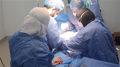 67 عملية جراحية بيوم واحد بمستشفى تلا بالمنوفية ضمن مبادرة يوم في حب مصر