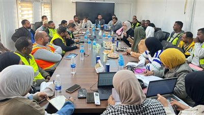 حملة تفتيشية على مشروع الطاقة الشمسية 