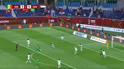ملخص وأهداف مباراة السنغال والسودان الشوط الأول (2-1) في الأمم الإفريقية 2026