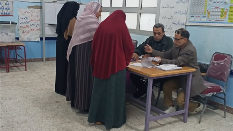 استمرار توافد الناخبين