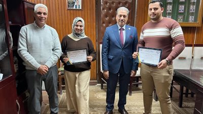 فوز فريق ببنى سويف برالى مصر عن مشروع الإنتاج المستدام للإسمنت الحيوي 