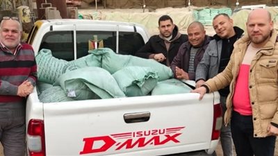 ضبط 17 لفة مكرونة تموينية مدعمة بمركز ببا ورفع 50 طن مخلفات بكوم ابو راضي 