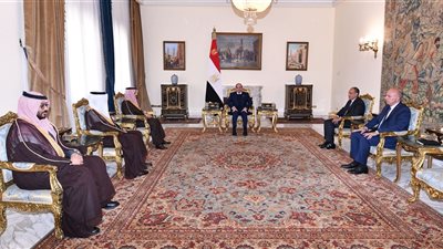 السيسي يشيد بالقيادة السعودية الحكيمة وتعزيز التعاون بين البلدين