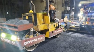  قرب انتهاء أعمال تطوير المرحلة الأولى بمنطقة عمر بن عبد العزيز بزهور بورسعيد