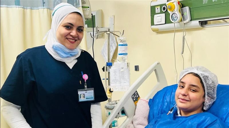 الفتاة شهد عقب افاقتها