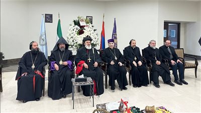 البطريرك مار إغناطيوس أفرام الثاني يهنئ الأرمن الأرثوذكس في دمشق بعيد الميلاد 