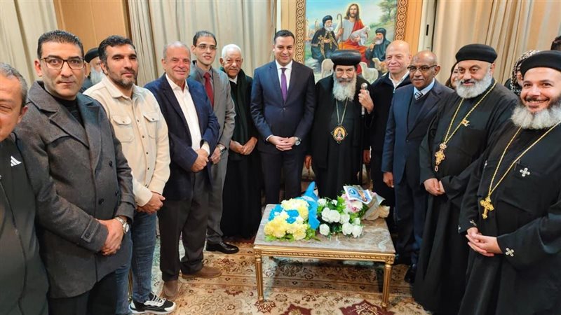 الأنبا تادرس يستقبل