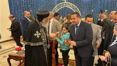 عيد الميلاد| ناصر الضوي مهنئا قداسة البابا تواضروس الثاني: أعيادنا محبة وأمان