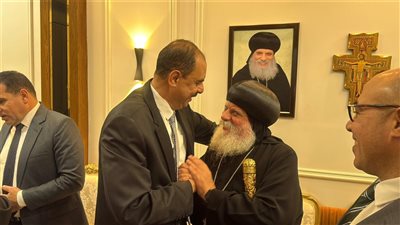 محافظ سوهاج يزور مطرانيات البلينا وجرجا للتهنئة بعيد الميلاد 