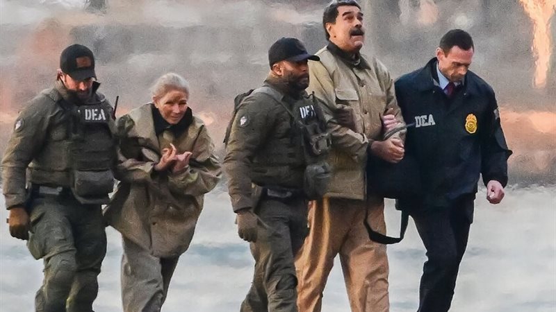 اعتقال مادورو وزوجته