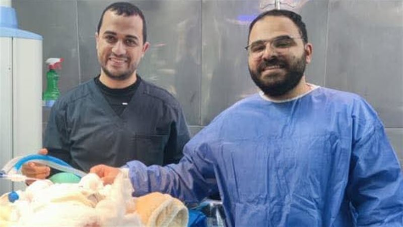 إنقاذ طفلة حديثة