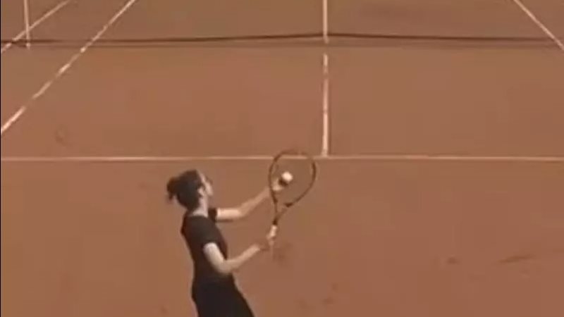 لاعبة التنس المصرية