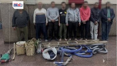 بئر السيدة زينب.. ضبط 8 أشخاص حفروا 15 مترا بحثا عن وهم السراء السريع 
