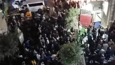 ماتوا في القليوبية ودفنوا بالمنوفية| أهالى شبرا يودعون أبا وأبناءه بمقابر منوف