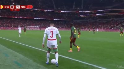 أهداف وملخص مباراة المغرب والكاميرون الشوط الأول (1-0) في أمم إفريقيا 2025-26