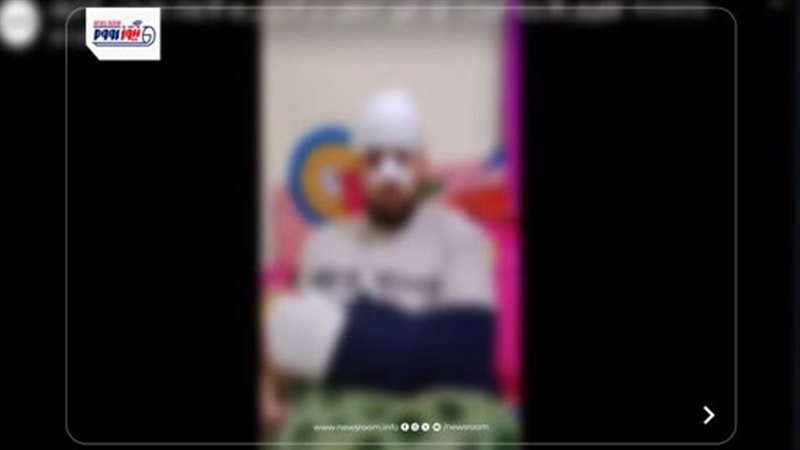 أحد المصابين 