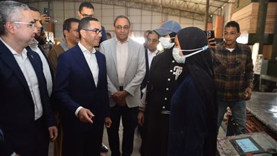 وزير الاستثمار ومحافظ قنا يتفقدان سير العمل بالمنطقة الحرة  