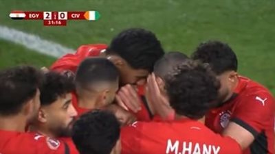 ملخص وأهداف مباراة مصر ضد ساحل العاج الشوط الأول (2-1) اليوم في أمم إفريقيا