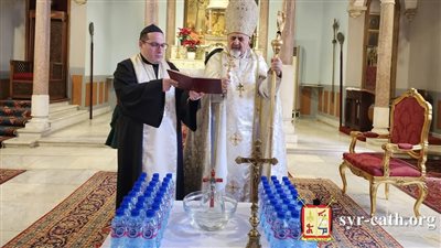 بطريرك السريان الكاثوليك يحتفل بعيد الدنح في بيروت ويصلّي من أجل السلام في حلب