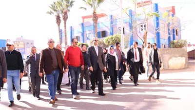 محافظ دمياط يتابع تجهيز مبنى التأمين الصحي لخدمة أهالي كفر سعد البلد