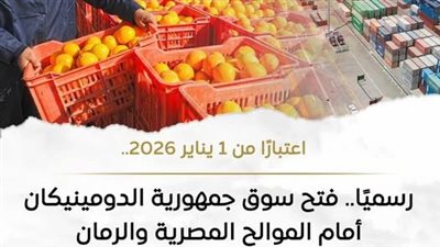  رسميًا.. فتح أسواق الدومينيكان أمام الموالح المصرية والرمان