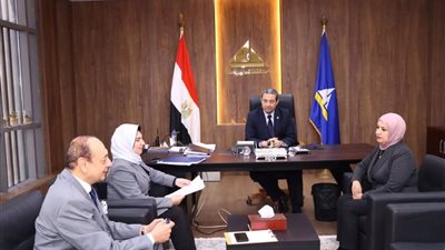 محافظ دمياط يبحث مع معهد علوم البحار مواجهة تآكل الشواطئ والكوارث الطبيعية