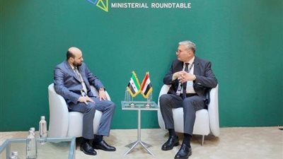 وزير البترول والثروة المعدنية يلتقي نظيره السوري لبحث سبل التعاون
