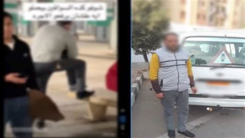القبض على سائق ميكروباص
