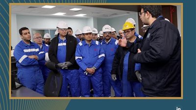 رئيس إيجاس يتابع الموقف التنفيذي لتوسعات مجمع غازات الصحراء الغربية