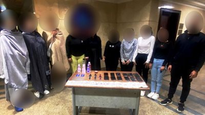 6 سيدات و4 رجال.. نادٍ صحى فى العلن وأعمال منافية للآداب فى الخفاء