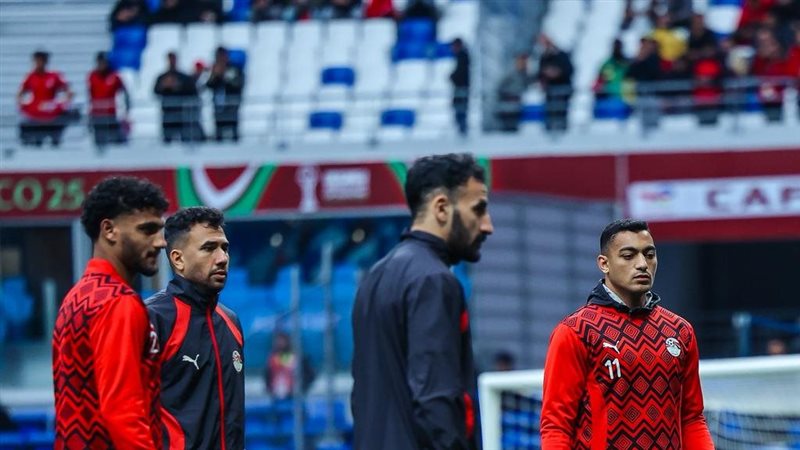 لاعبو منتخب مصر في