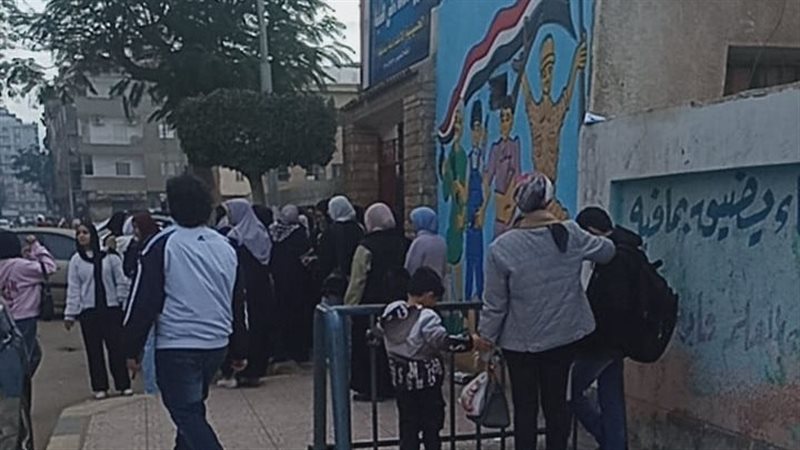 جانب من دخول الطلاب