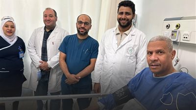 قرار طبي عاجل ينقذ حياة مريض جلطة دماغية بمجمع السويس الطبي
