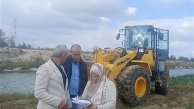 إزالة تعديات على أراضي أملاك الدولة بمركز بدر ضمن الموجة الـ 28